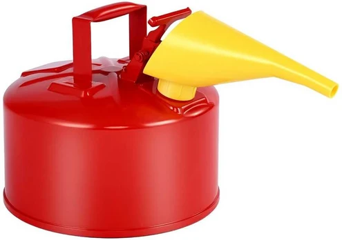 Raudonas 9.5 L benzino kanistras