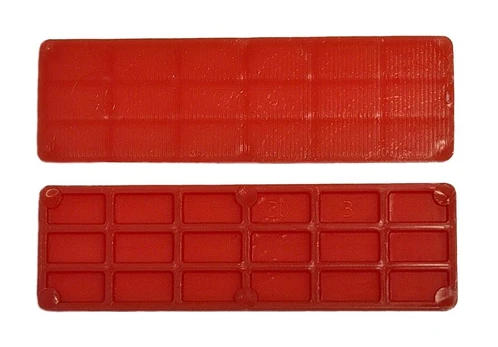 Pagrindo išlyginimo detalė LAMIDA, 100 x 30 x 3 mm, 10 vnt.