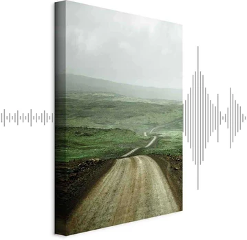 Artgeist Paveikslas - Road Across the Plains (1 Part) Vertical