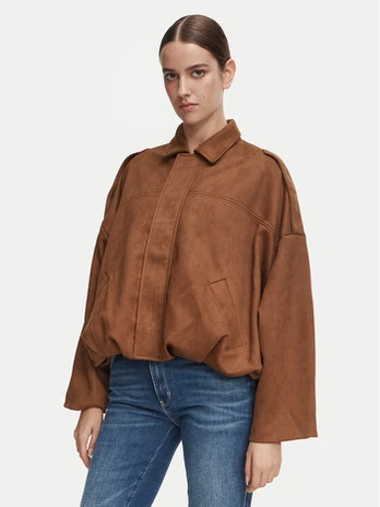 Vero Moda Demisezoninė striukė Hazel 10353230 Ruda Oversize
