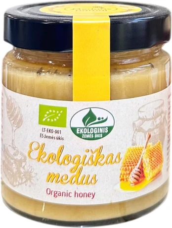 Ekologiškas pievų medus, 500g