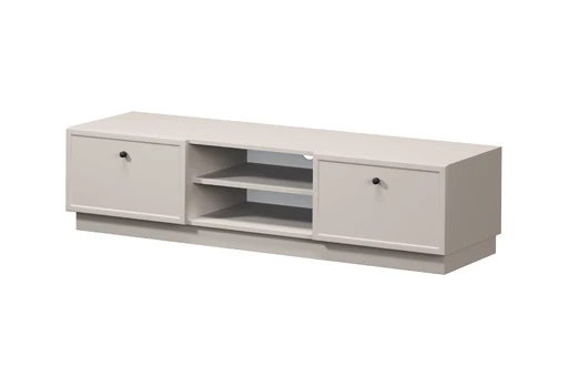 Tv Set Lorini 150 Cm With Drawers - Cashmere / Black Handles