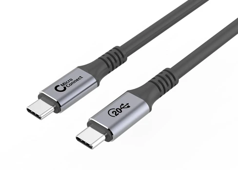 MicroConnect Premium USB-C cable 1m 20Gbps, 100W, USB 3.2 Gen 2x2