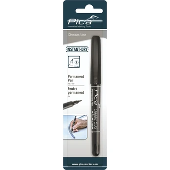Permanentinis žymeklis Pica Permanent Pen 533, 0,7 mm, juodas