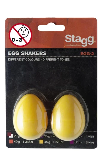 Barškučiai Stagg EGG-2 YW
