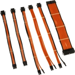 Kabelis Kolink Core Adept Braider Cable Extension Kit 24-pin male, 24-pin male, 0.3 m, oranžinė
