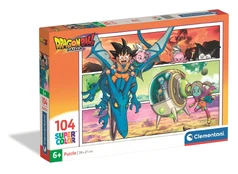 Clementoni CLE puzzle 104 maxi SuperKolor BallDaima 25089 kaina