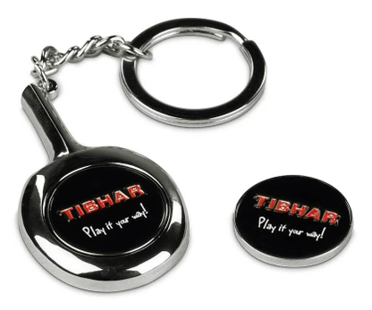 TIBHAR CHIP Raktų žiedas - stalo teniso raketė