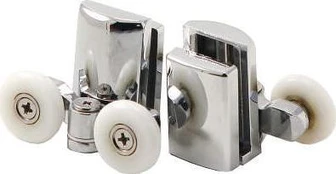 Deante Dvigubi apatiniai voleliai stiklui 6 mm - FI 23 mm
