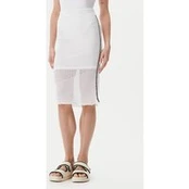 PINKO Midi sijonas Trivor 104892 A2EB Balta Regular Fit