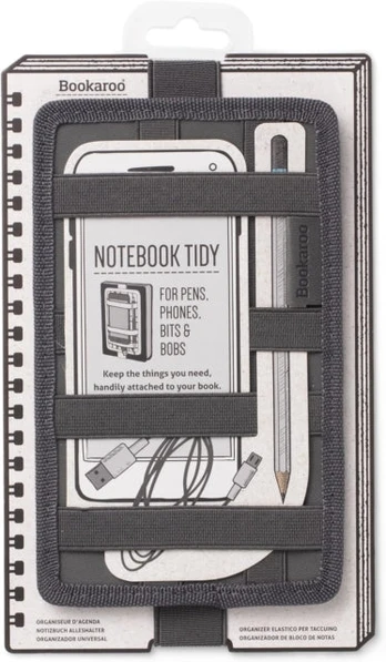 Bookaroo Notebook Tidy - Charcoal