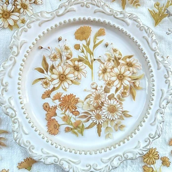Gėlių lipdukai, Pure Daisy