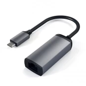 USB Hub Satechi USB-C to Gigabit Ethernet Space Grey kaina