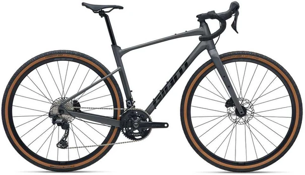 Žvyrkelis dviratis Giant Revolt 0 Stealth Chrome (2026)