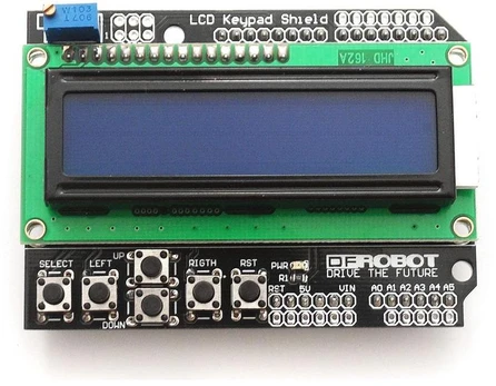 16x2 LCD ekranas su mygtukais