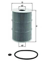 MAHLE OX 378D Alyvos filtras