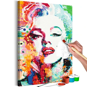 Artgeist Tapybos pagal skaičius rinkinys - Charming Marilyn