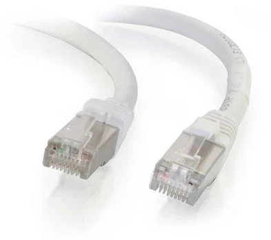Mercodan KAT6A S/FTP 20m, Hvid, Patchkabel, Halogenfri LSZH,