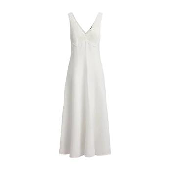 Midi suknelė moterims, Balta, Woven-fit & flare-dresses