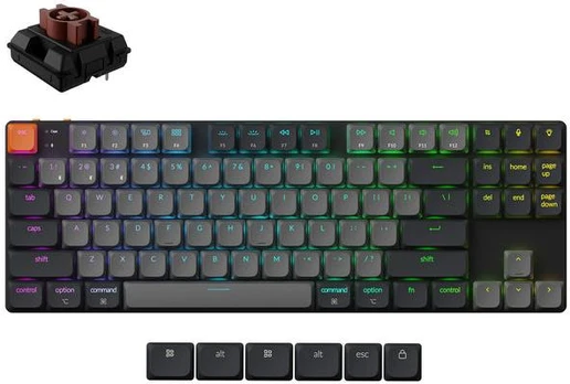 Keychron KEYBOARD WRL K1 RGB/BLACK K1X-B3 KEYCHRON