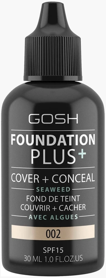 Gosh Foundation Plus+ SPF15, 30 ml