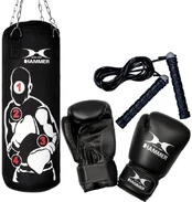 Bokso reikmenų rinkinys Hammer Sparring Pro, 80 cm kaina