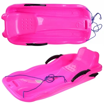 Jokomisiada Plastic sled with string - slide for winter SP0740 RO