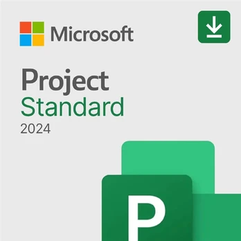 Programinės įrangos licencija Microsoft Project Standard 2024, 1 licencija