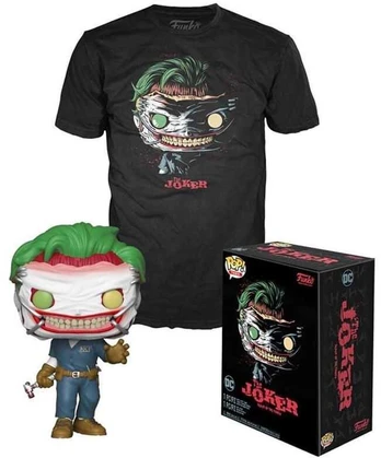 Funko Set figure POP & Tee DC Comics The Joker Exclusive M