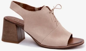 Aukštakulnės basutės su raišteliais Step in style