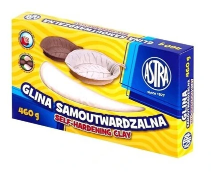 Molis kietėjantis ore Astra 460 g, baltas