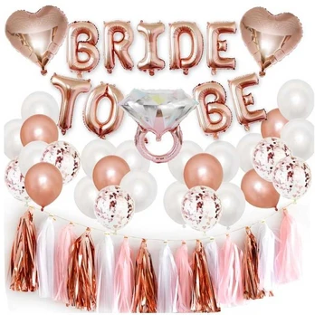 Šventinių balionų rinkinys Bride to Be BLN01