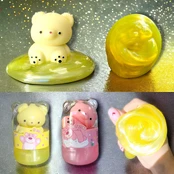 SLIME lipni masė su meškučiu kaina