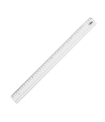 Liniuotė FORPUS, 40 cm, skaidri
