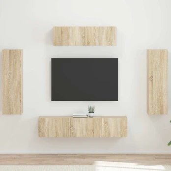 TV staliukas 3 pcs Sonoma ąžuolas