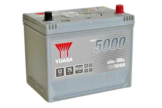 YUASA YBX5068 75Ah 650A (EN) )akumuliatorius