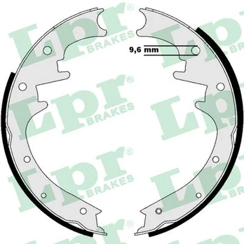 LPR LPR08990 Brake shoe set