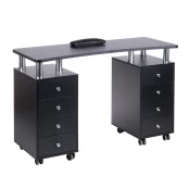 Manikiūro stalas MANICURE DESK ESTHETIC BLACK kaina