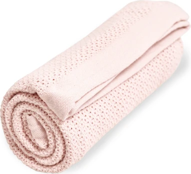 Vinter & Bloom - Blanket Soft Grid EKO - Baby Pink