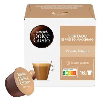 Kavos kapsulės NESCAFE DOLCE GUSTO CORTADO, 16 vnt.