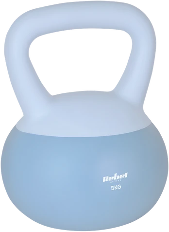 Soft Kettlebell miękki winylowy 5kg REBEL ACTIVE
