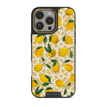 Lemon Juice - iPhone 16 Pro Max Case, Elite Dark (MagSafe) / Gold