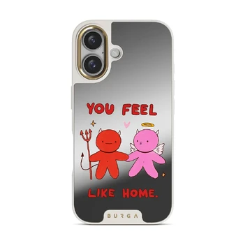 Like Home - iPhone 16 Case, Elite Mirror Light (MagSafe) / Gold