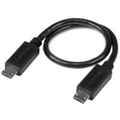 Laidas StarTech UUUSBOTG8IN, 2 x Micro USB male, 0.2 m, juoda