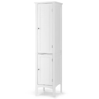 Bonideco Select Vonios spintelė 37x37x160cm., baltos spalvos