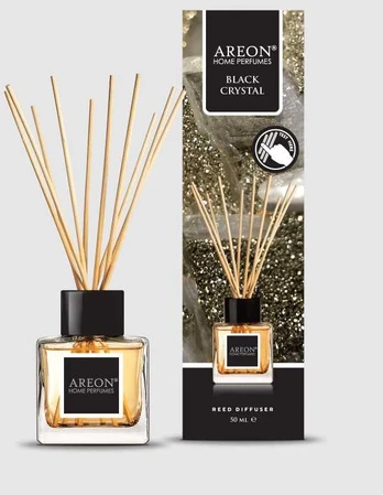 Areon oro gaiviklis namams STICKS - Juodas Crystal 50 ml