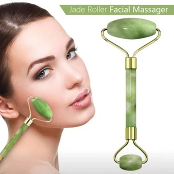 JADE ROLLER veido masažuoklis, nefrito akmuo