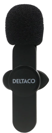 Belaidis vlogging mikrofonas DELTACO USB-C/Lightning, 1-pack / VLOG-100 kaina