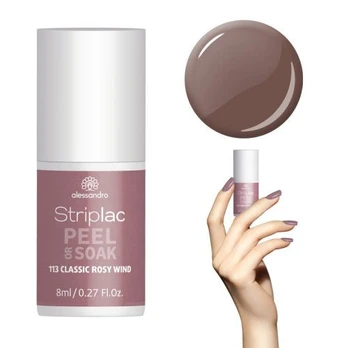 Alessandro Gelinis nagų lakas Alessandro Striplac Peel Or Soak 8ml, 123 Ruby Red