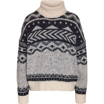Megztinis su kaklu moterims, Marga, Share roll neck knit
